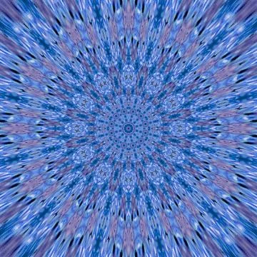 Blur snowflake winter arabesque mandala Stock Illustration