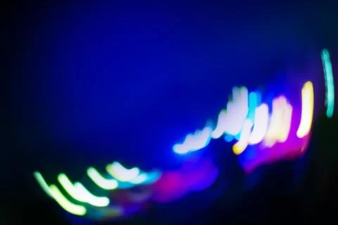 Blur  space shuttle launch abstract color textured background with bokeh ligh 写真素材
