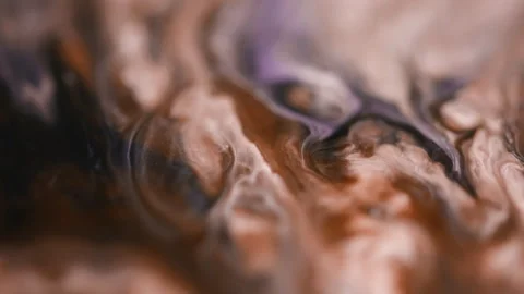 Blur splash paint wave bronze mist texture fluid Video stock 282418499
