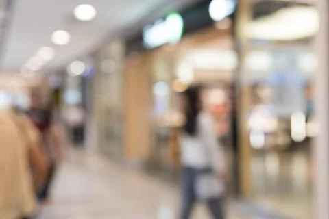 Blur store with bokeh background Фото