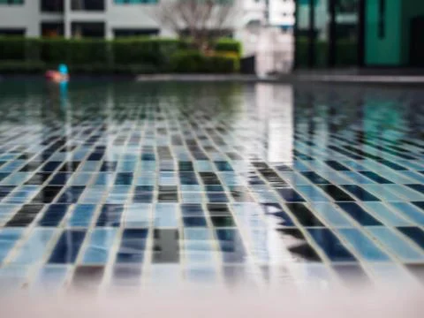 Blur swimming pool background Stock Photos
