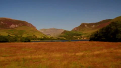 Blur, Video, Snowdon or Yr Wyddfa mountain , Snowdonia or Eryri National Park. Stock Footage 284214067