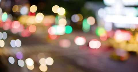 Blur view of the city night Stock Footage 234959710