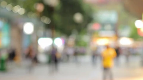 Blur view of cityscape Stock Footage 76017682