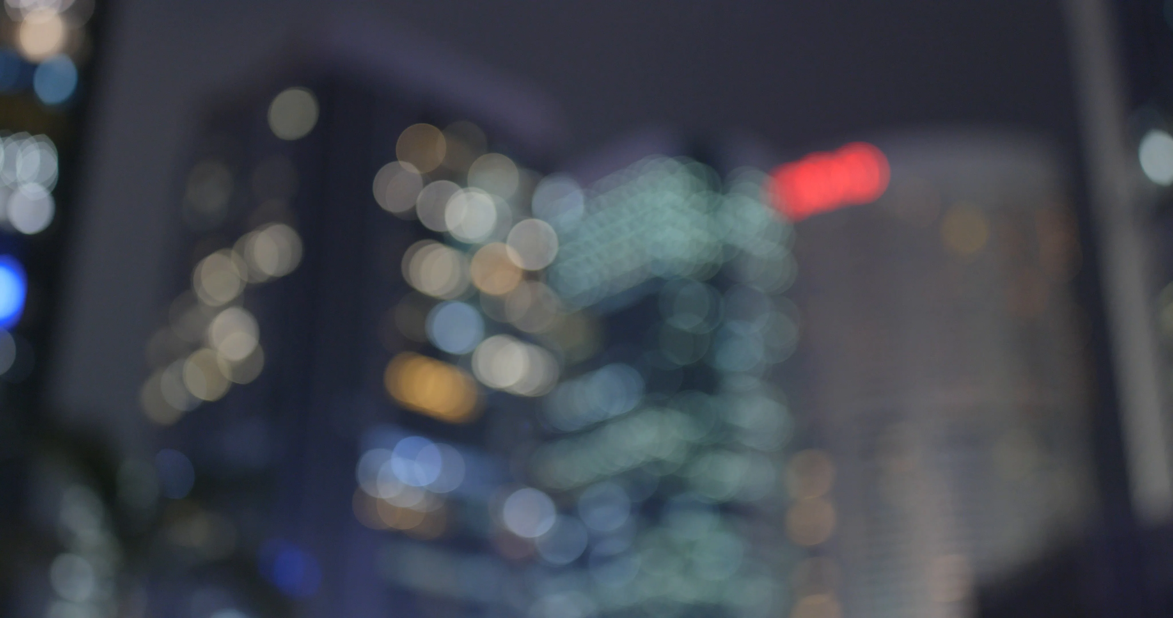 Blur view of office building at night | Stock Video | Pond5