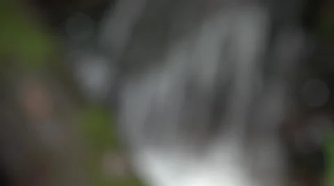 Blur to Waterfall Stock Footage 41667447