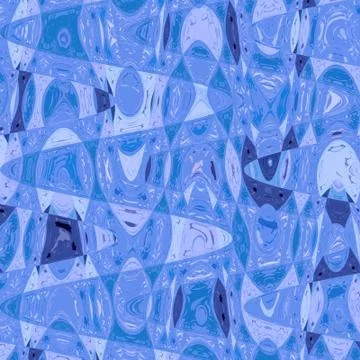 Blured abstract continuous pattern with circles and zigzag Ilustración de archivo