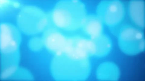 Blured bokeh on a blue background Stock Footage 64731191