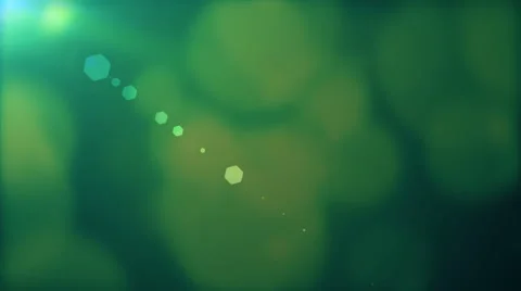 Blured bokeh on dark a green background Stock Footage 64731168