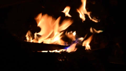 Blured burning fire 库存影片 133099305