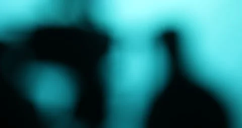 Blured Cameramen silhouette 스톡 동영상 335692771