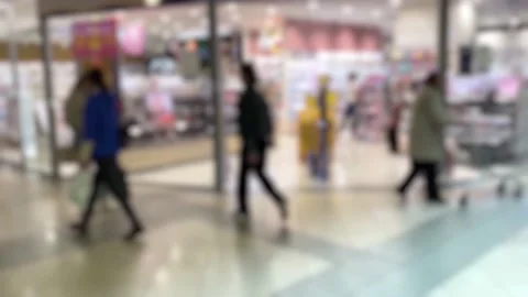 Blured Department store for background. Abstract Stock Footage 155221545