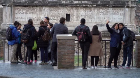 Blured people Stock Footage 124866313