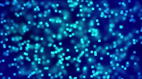 Blured Square Particles On Black Background. Stock Footage 65764752
