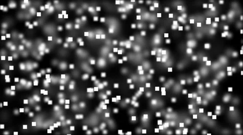 Blured Square Particles On Black Background. 動画素材 65764760
