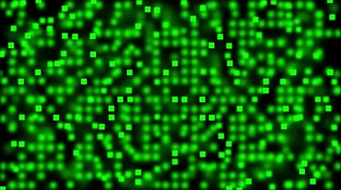 Blured Square Particles On Black Background. 動画素材 65764768