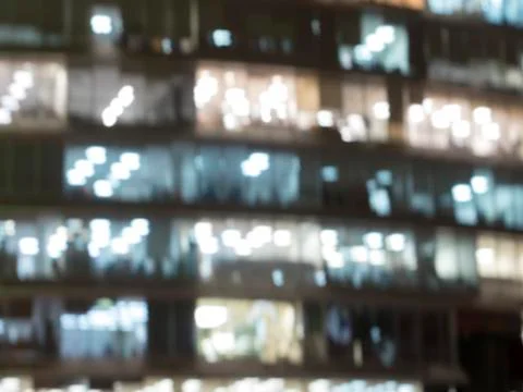 Blured windows office building for background 스톡 사진