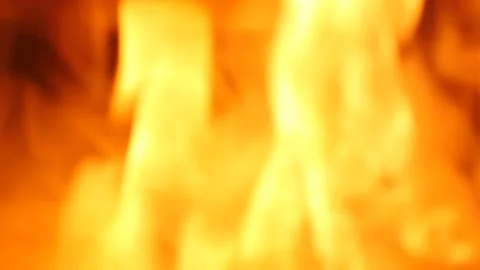 Blurr of fire burning background Stock Footage 162638212