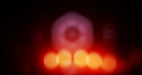 Blurred, abstract and creative background with a play of golden lights Stock Footage 147022837