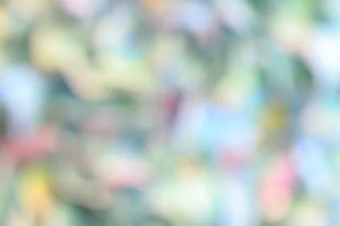 Blurred abstract background: beautiful blossoming tender blue and purple hydr Stock Photos