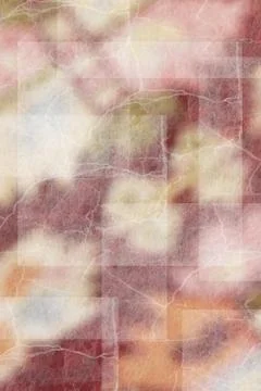 Blurred abstract background  with graphic elements. Glowing red backdrop Foto stock