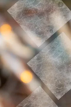 Blurred abstract background  with stone marble graphic elements. Glowing back Illustrazione stock