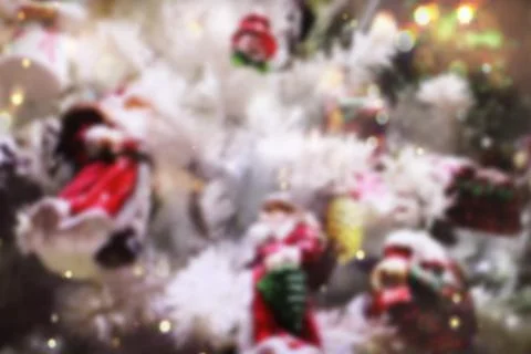 Blurred abstract christmas background image. Stock Photos