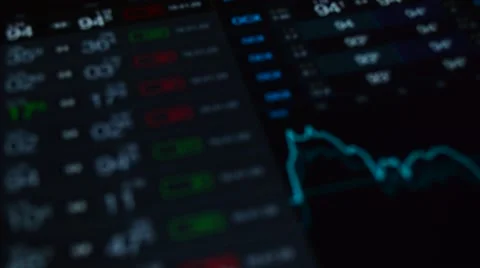 Blurred abstract finance background. Video stock 63672519