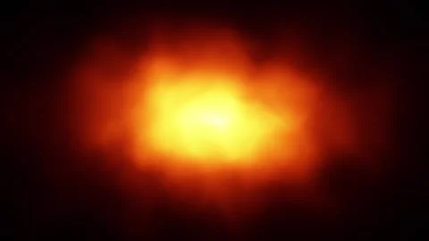 Blurred abstract fire flames looped tunnel motion background Stock Footage 341155888