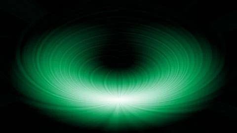 Blurred abstract gradient green background.Background black and green dark .. Stock Illustration