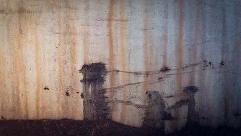 Blurred abstract image of rusty iron plate background. Stock Photos