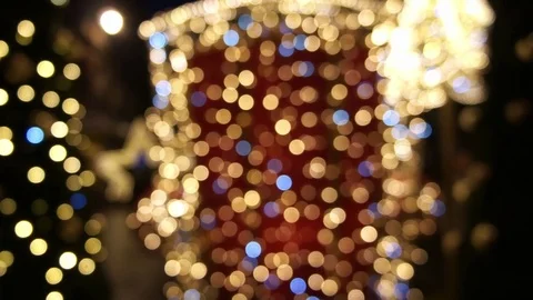 Blurred abstract moving lights Video stock 83628404