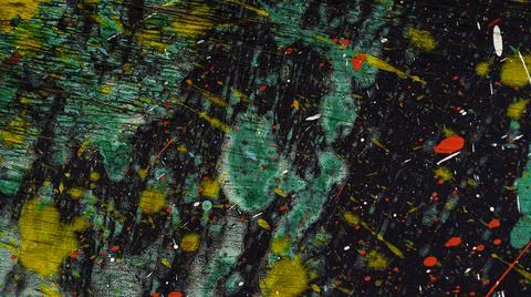 Blurred abstract multicolor random dynamic draw paint pattern background Stock Photos