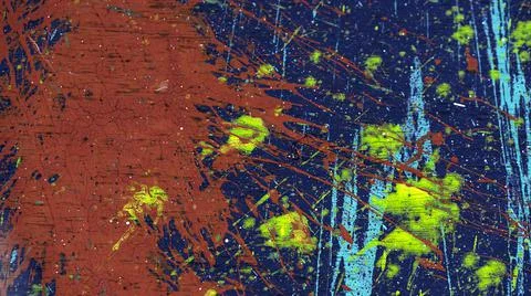 Blurred abstract multicolor random dynamic draw paint pattern background Stock Photos