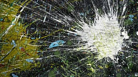 Blurred abstract multicolor random dynamic draw paint pattern background Stock Photos