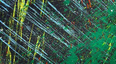 Blurred abstract multicolor random dynamic draw paint pattern background Stock Photos