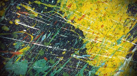 Blurred abstract multicolor random dynamic draw paint pattern background Stock Photos