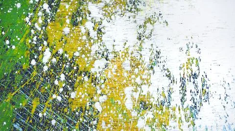 Blurred abstract multicolor random dynamic draw paint pattern background Stock Photos