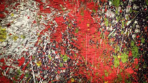 Blurred abstract multicolor random dynamic draw paint pattern background Stock Photos