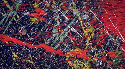 Blurred abstract multicolor random dynamic draw paint pattern background Stock Photos