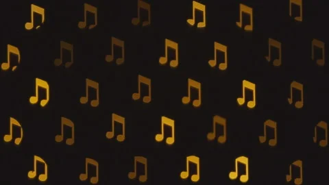 Blurred abstract musical notes. Musical background Stock Footage 107229727