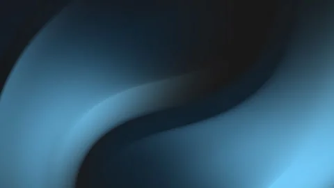 Blurred abstract smooth blue flowing shape design suitable for backgrounds Stock Footage 318574701