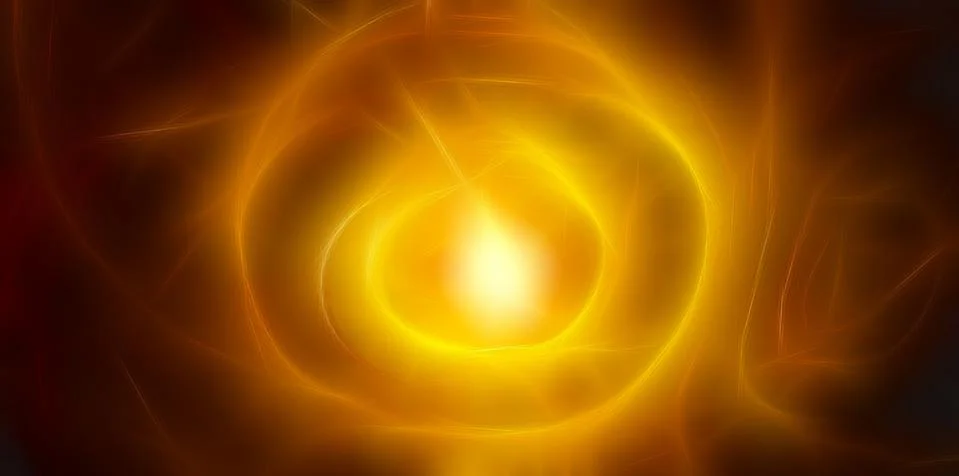 Blurred abstract sun Stock Illustration