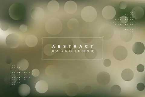 Blurred abstract vector background with text and round elements Ilustración de archivo