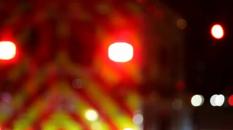 Blurred Ambulance Stock Footage 36150240