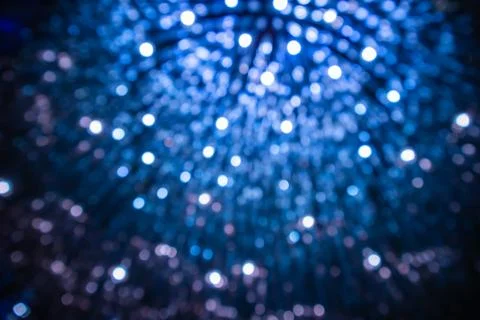 Blurred and bokeh of lighting ceiling lamps in interior decoration, Backgrounds Ilustración de archivo