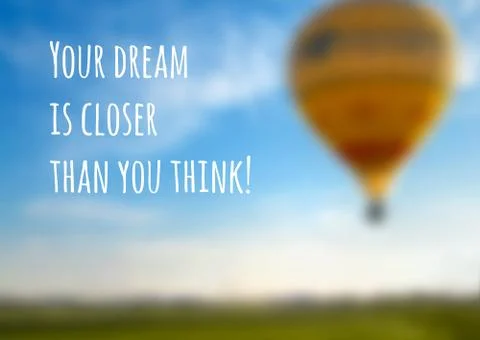 Blurred background with a balloon イラスト素材