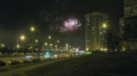 Blurred background with bokeh elements in a creative plot about the holiday a 스톡 사진