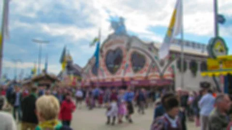 Blurred background with bokeh elements in a creative plot of carnival and mas Stock Photos