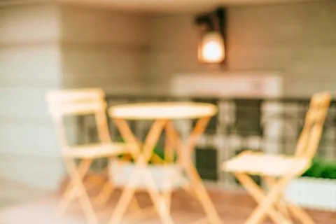 Blurred background of cafe Stock Photos
